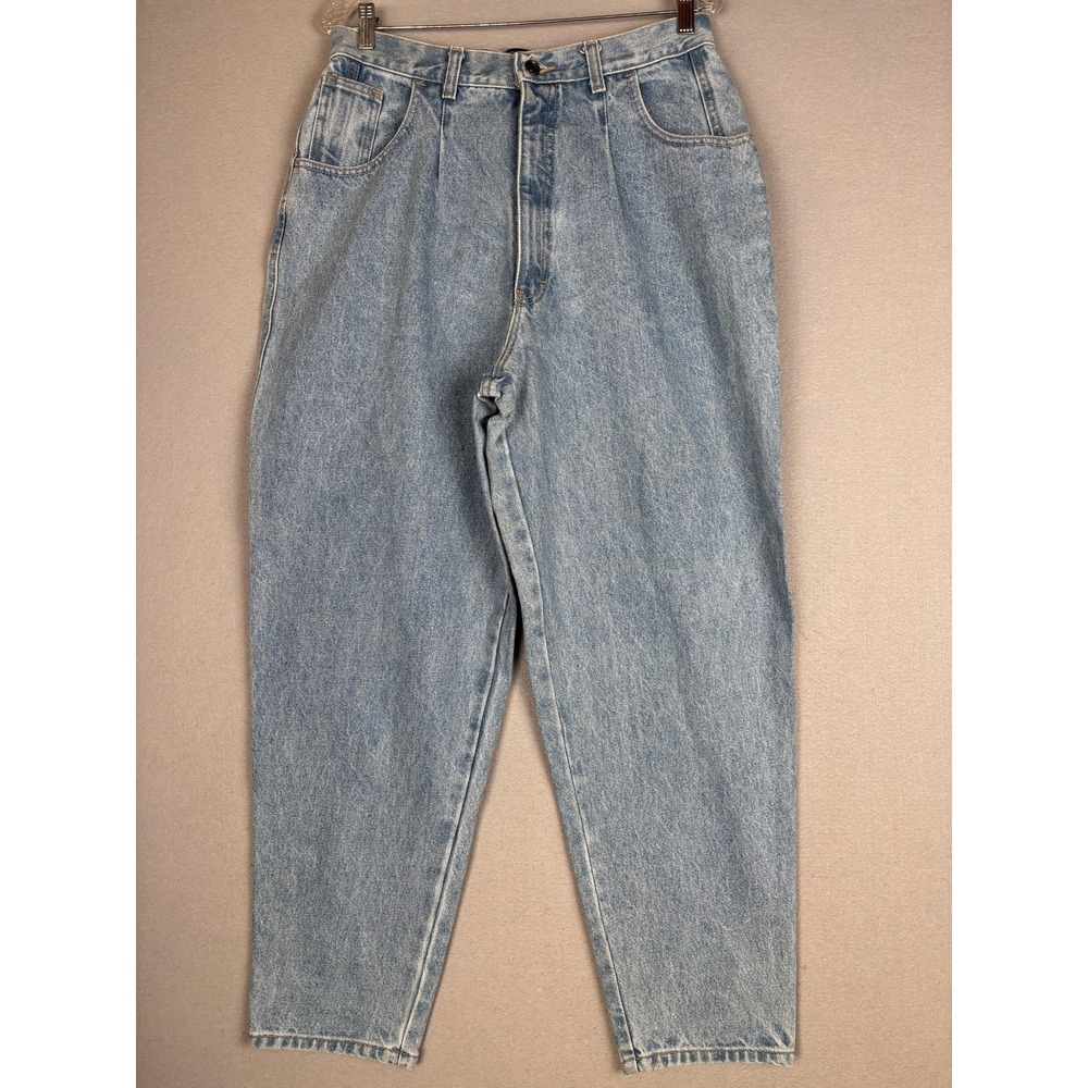 Vintage Cape Classic Jeans Womens 16 Light Wash High Rise Mom Tapered Leg USA